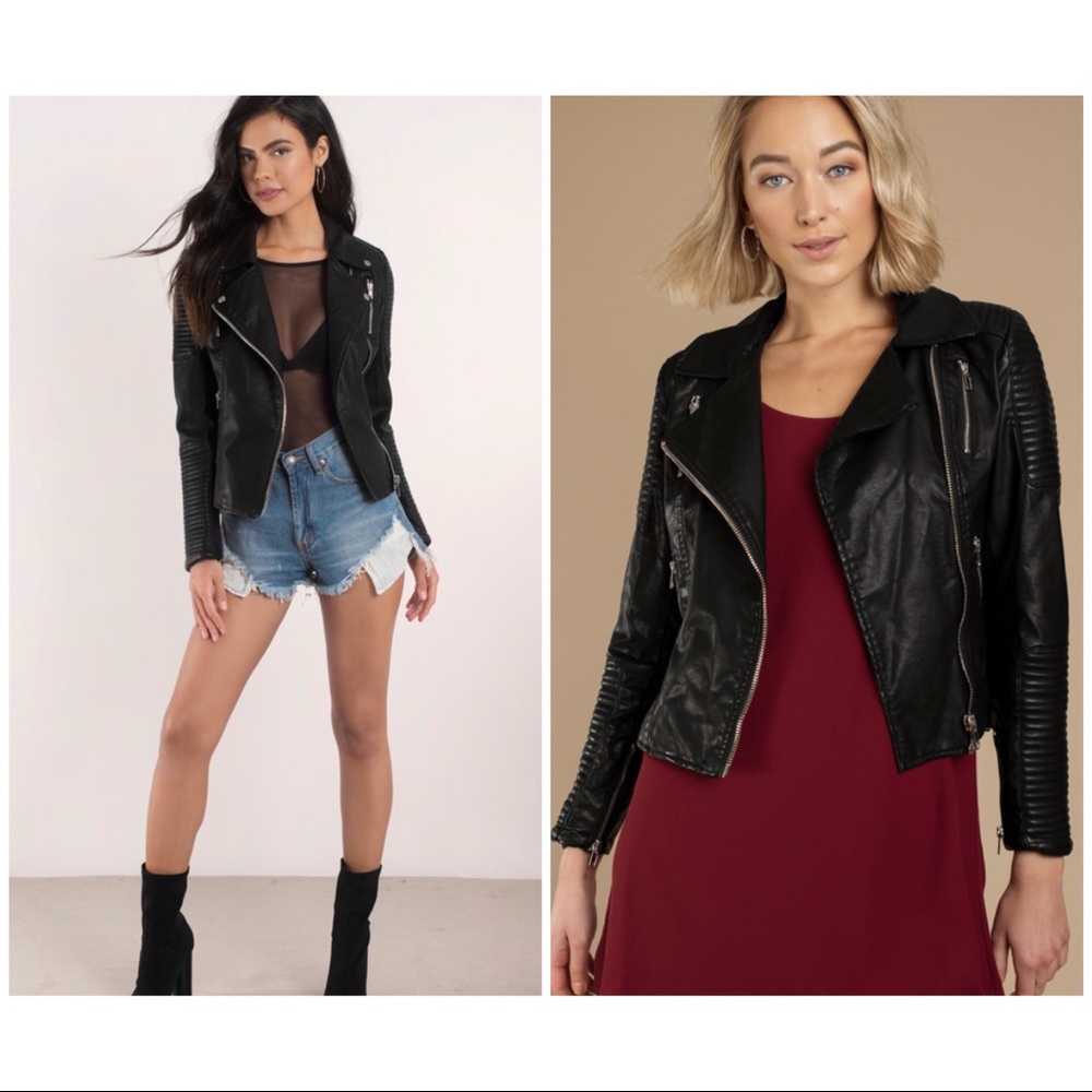 Tobi moto jacket - vegan leather 🌿